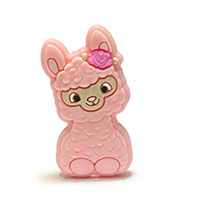 Лама синие глазки мини Candy pink