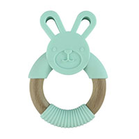 Зайчик на кольце мята