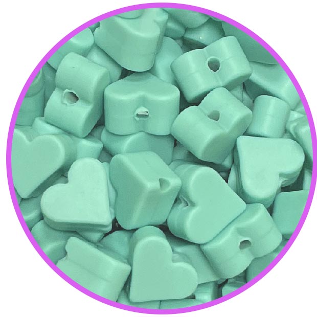 Сердечко мини Светлая Бирюза