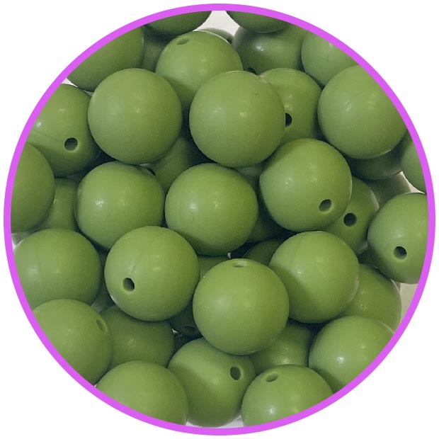 бусина Army green 12 мм