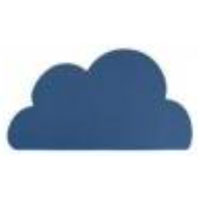 Коврик облачко Navy Blue (силиконовый)