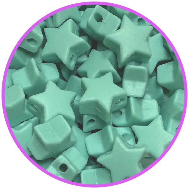 звезда мини Светлая Бирюза