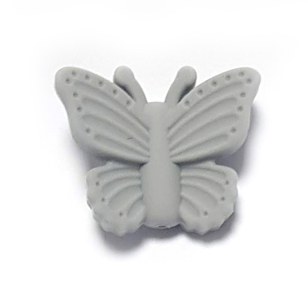 Бабочка 3D Светло серая