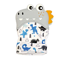 Варежка грызунок динозаврик Серый