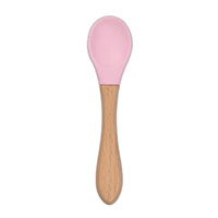 Ложка Rose Quartz с деревянной ручкой