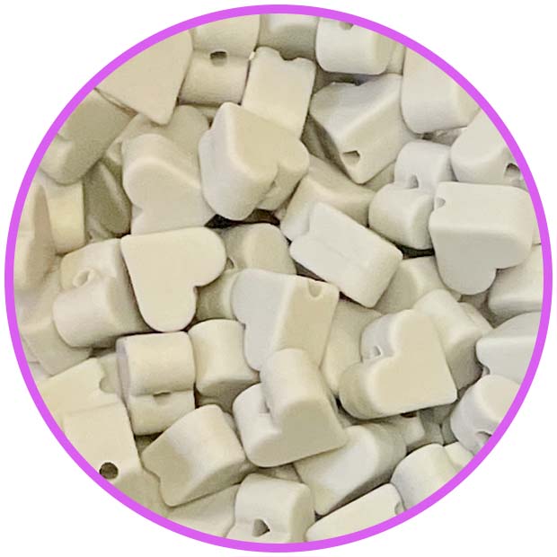 Сердечко мини Светло Серое