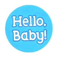 Бусина Hello Baby голубой