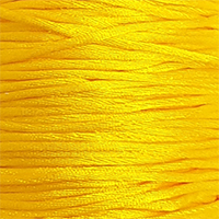 Шнур атласный желтый  1 метр