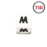 буква M (толстый шрифт, силикон) буква M (толстый шрифт, силикон)