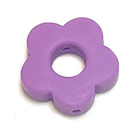 Цветок с отверстием фиолетовый