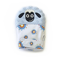 Варежка грызунок овечка голубая