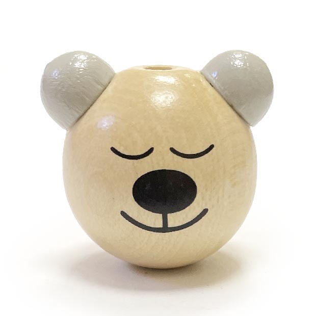 Мишка 2 светло серые ушки