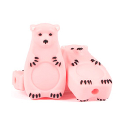 Мишка северный мини нежно розовый