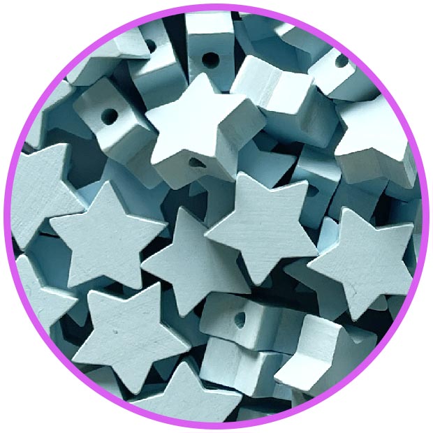 Звезда нежно голубая (дерево германия)