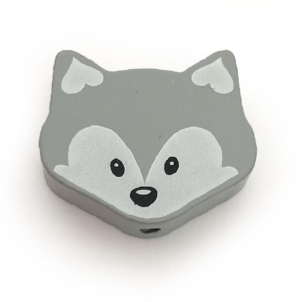 Лисенок мини серый (дерево, германия)