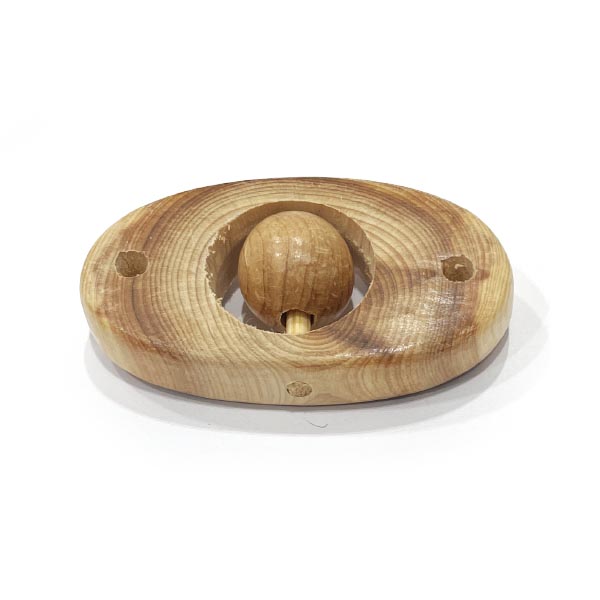 Подвеска с бусиной можжевеловая (9515)