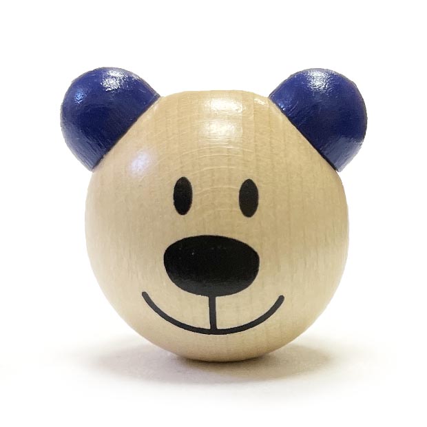 Мишка темно синие ушки