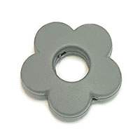 Цветок с отверстием серый