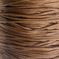 Шнур атласный шоколад 1 метр