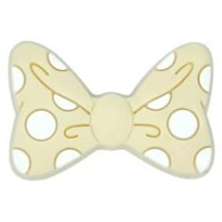 Бантик Телесный в горошек