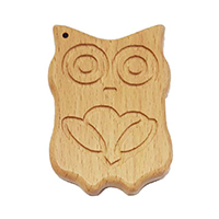 Подвеска Сова из бука