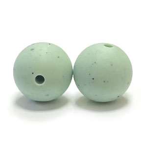 бусина 15 мм гранит-мята
