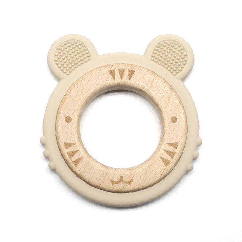 Тигр Телесный на деревянном кольце