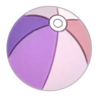 Мяч надувной мини Фиолетовый Мяч надувной мини Фиолетовый