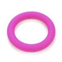 кольцо темно розовое силиконовое