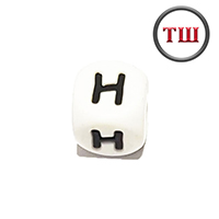буква H (толстый шрифт, силикон) буква H (толстый шрифт, силикон)