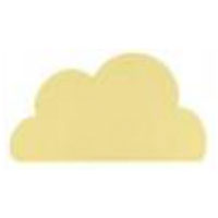 Коврик облачко Pastel Yellow (силиконовый)