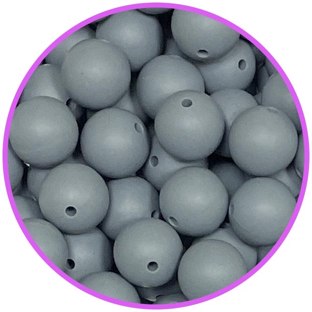 бусина Dim Grey 12 мм (Завод 1)