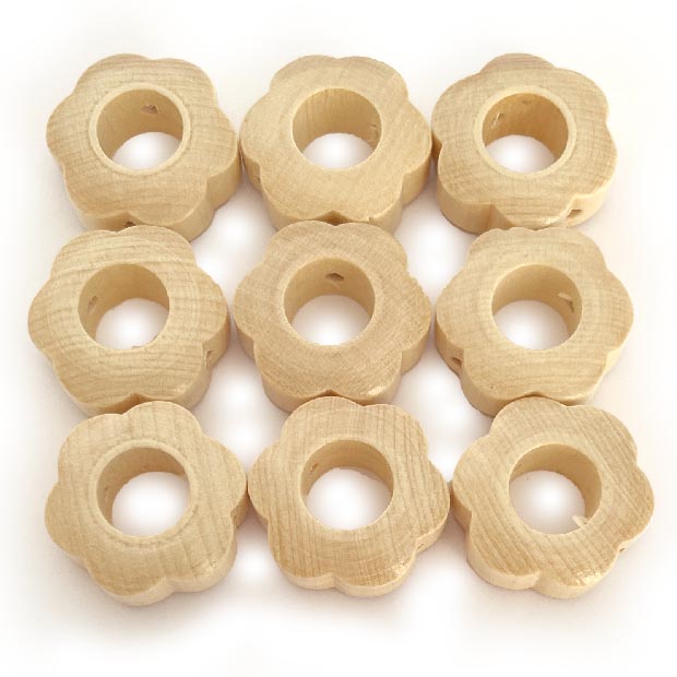 Цветок с отверстием натуральный (дерево, германия)