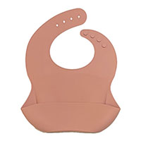 Нагрудник силиконовый Powder Rose #19 (Завод 2)