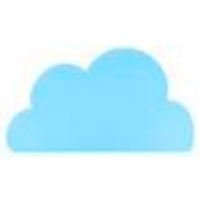 Коврик облачко Baby Blue (силиконовый)