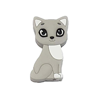 Кошка мини светло серая