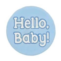 Бусина Hello Baby pastel blue