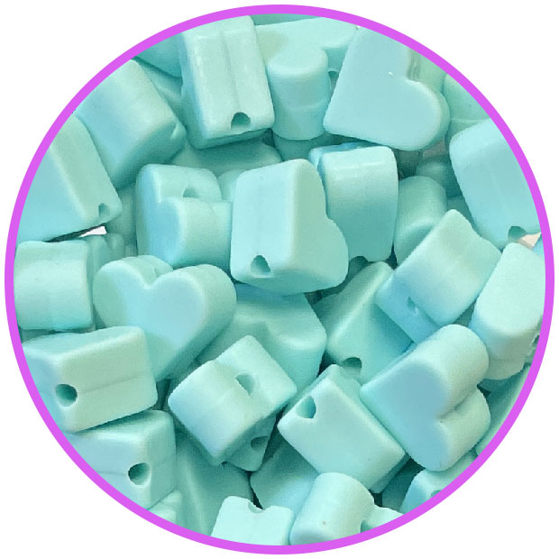 Сердечко мини Лазурное