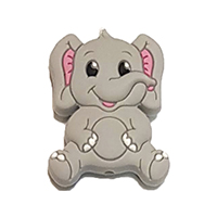 Слоник Дамбо мини Светло серый