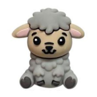 Барашек 3Д светло серый
