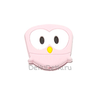 Сова мини розовая