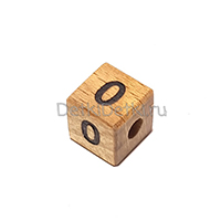 цифра 0 (бук, тиснение)