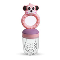 Ниблер Обезьянка Розовый (СИЛИКОНОВАЯ РУЧКА)