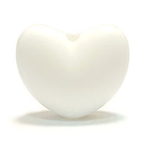 Сердечко белое