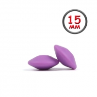 Линза 15 мм фиолетовая силиконовая