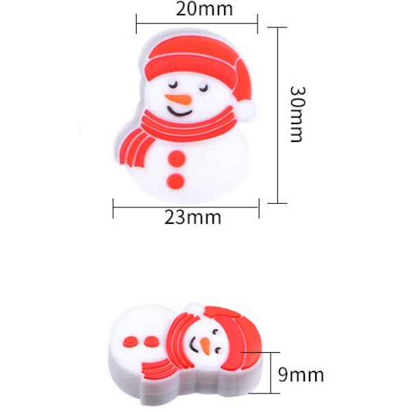 Снеговик 2 мини Красный