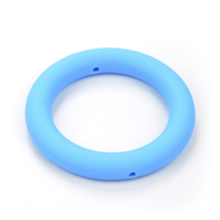 кольцо синие силиконовое