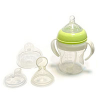 Бутылочка антиколиковая для кормления Салатовая