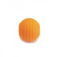 бусина Рифленая оранжевая