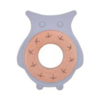 Прорезыватель кольцо Сова Light Grey